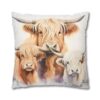 Highland Cows Double-Sided Cushion Cover