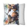 Highland Cows Double-Sided Cushion Cover