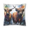 Highland Cows Double-Sided Cushion Cover