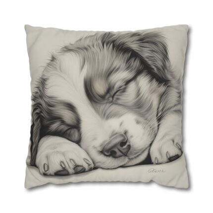 Australian Shepherd Dog Square Double-Sided Cushion Cover