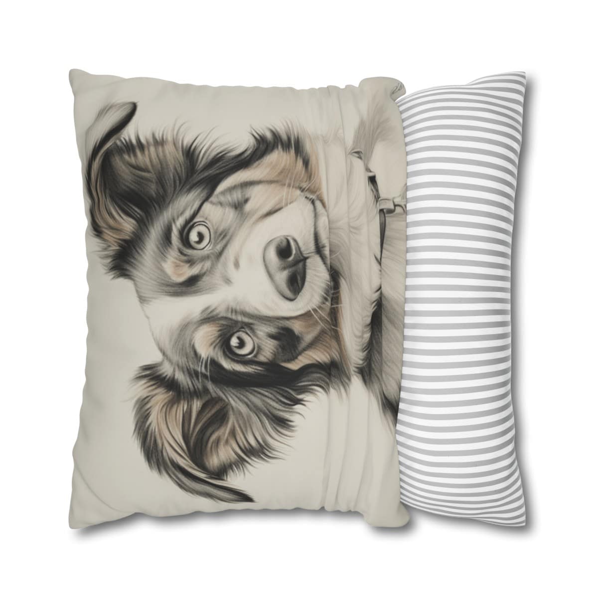 Australian Shepherd Dog Square Double-Sided Cushion Cover