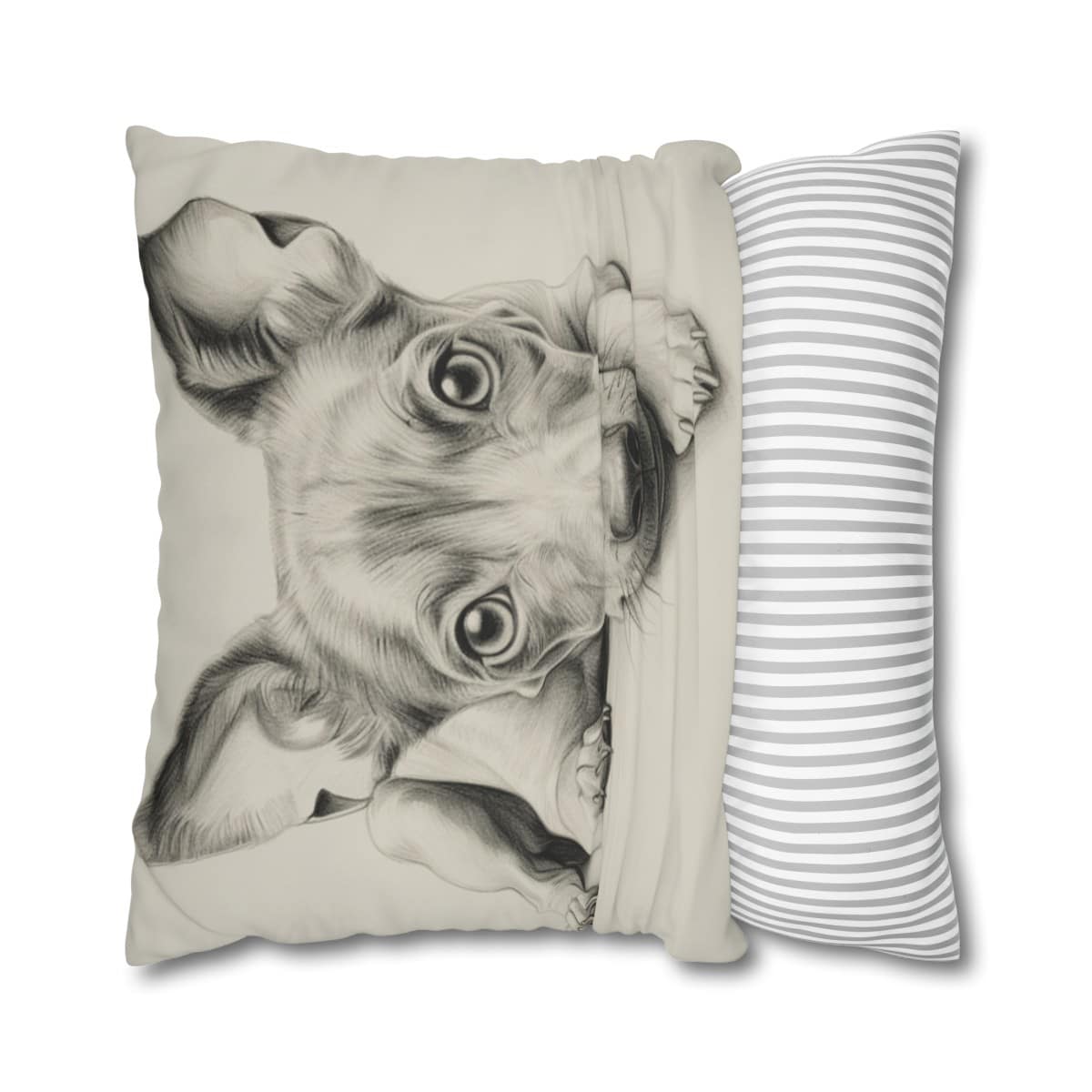 American Hairless Terrier Square Double-Sided Cushion Cover