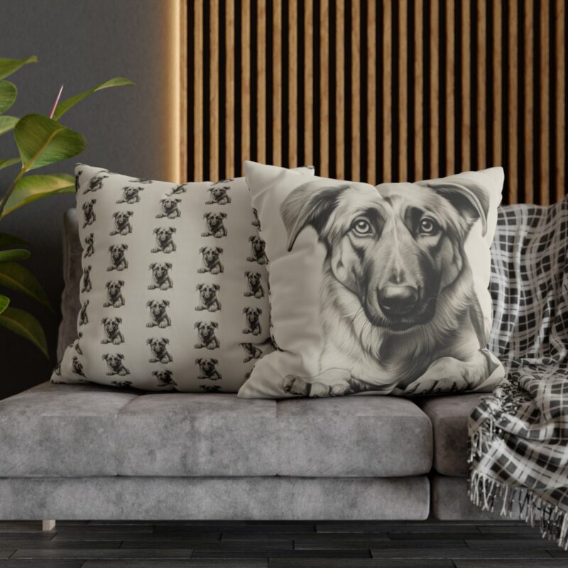 Anatolian Shepherd Dog Square Double-Sided Cushion Cover