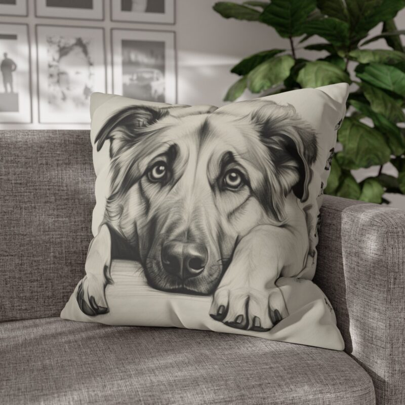 Anatolian Shepherd Dog Square Double-Sided Cushion Cover