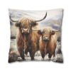 Highland Cows Double-Sided Cushion Cover