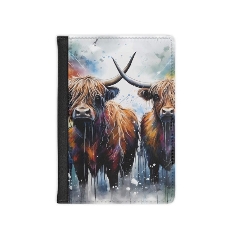 Highland Cows Passport Cover