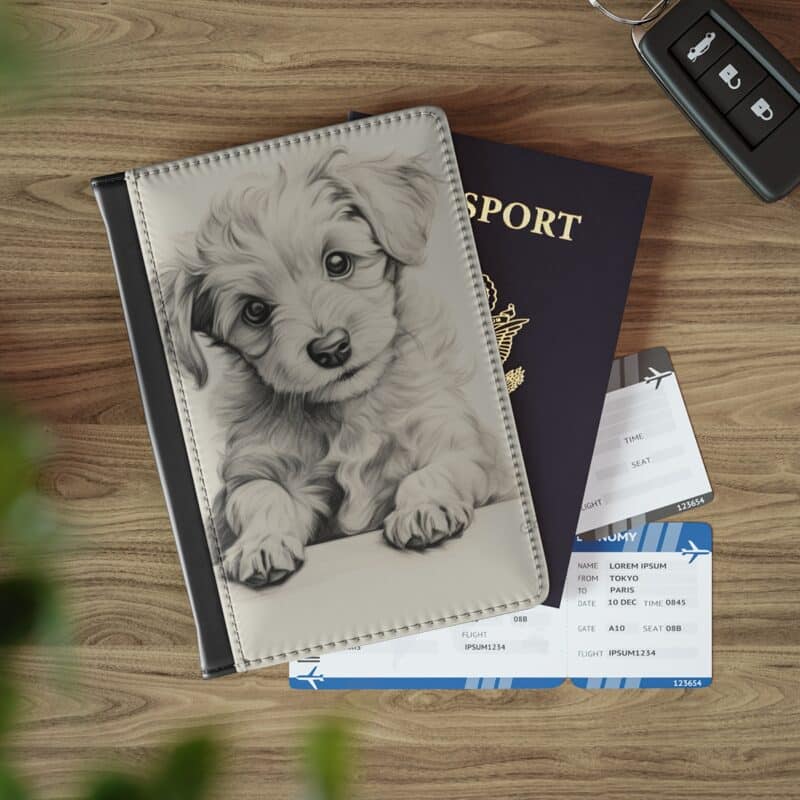 Poodle Passport Cover