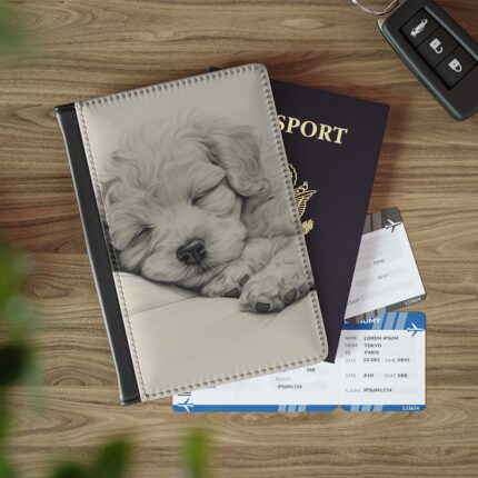 Poodle Passport Cover