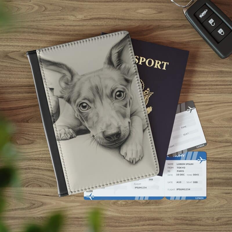 American Hairless Terrier Passport Cover