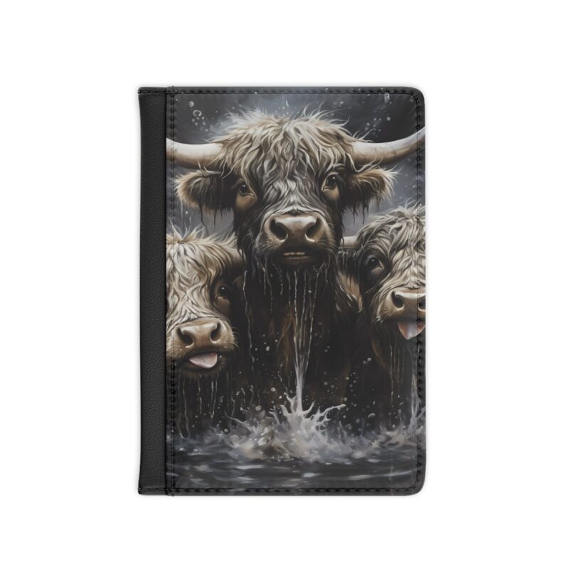 Highland Cows Passport Cover