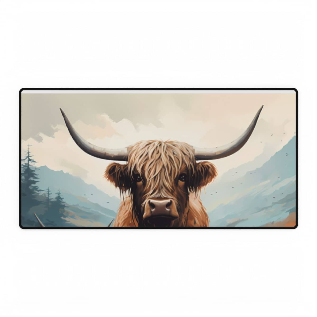 Highland Cows Mouse Pad Desk Mat