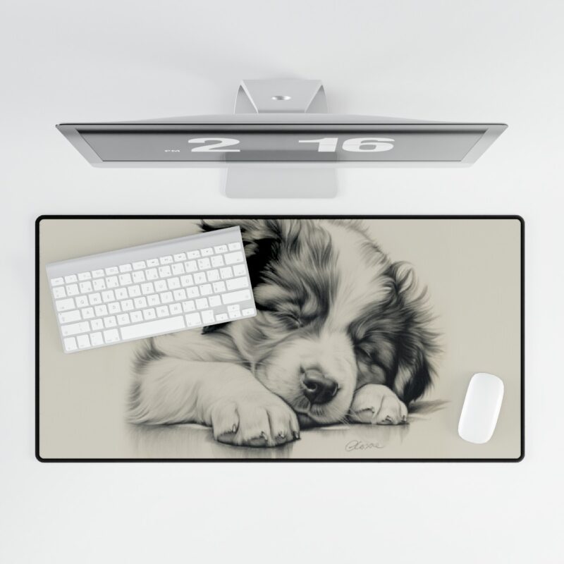 Australian Shepherd Dog Mouse Pad Desk Mat