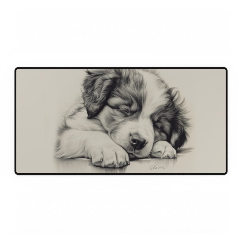 Australian Shepherd Dog Mouse Pad Desk Mat