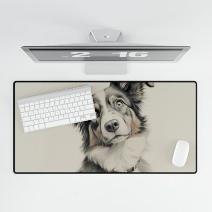 Australian Shepherd Dog Mouse Pad Desk Mat