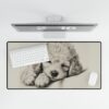 Poodle Mouse Pad Desk Mat