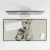 Poodle Mouse Pad Desk Mat