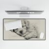 Poodle Mouse Pad Desk Mat