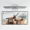 Highland Cows Mouse Pad Desk Mat