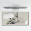 American Hairless Terrier Mouse Pad Desk Mat