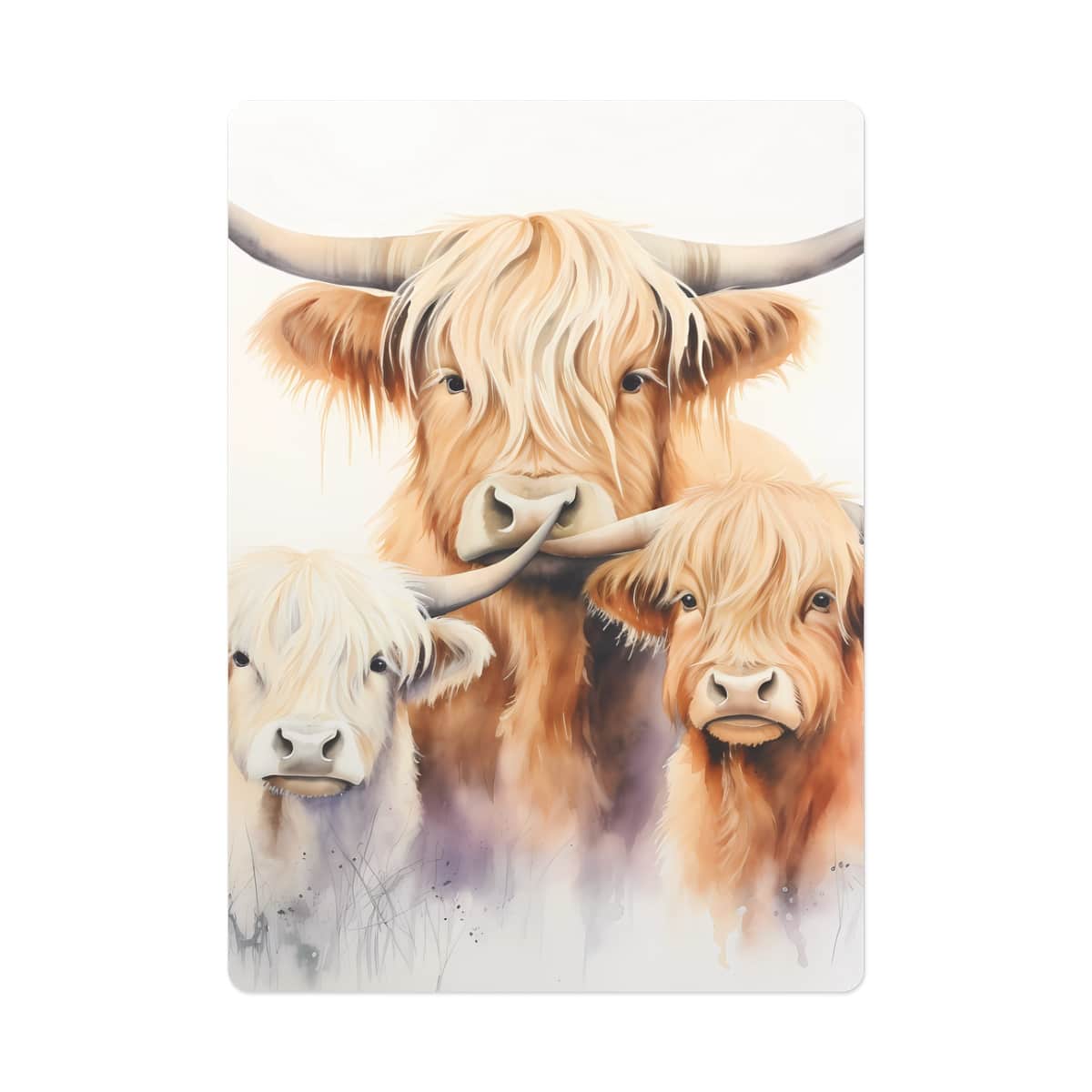 Highland Cows Playing/Poker Cards