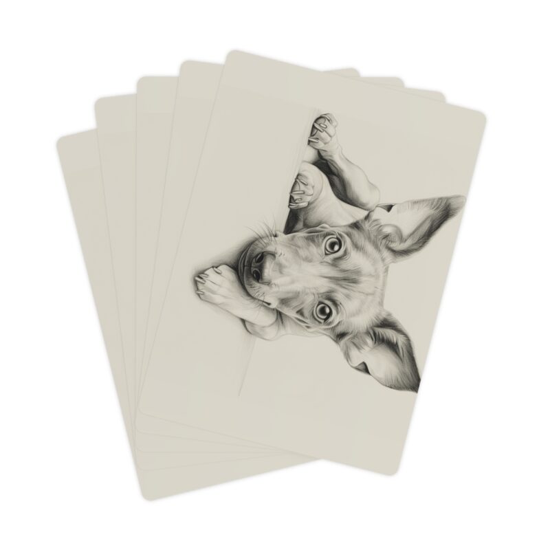 American Hairless Terrier Playing/Poker Cards