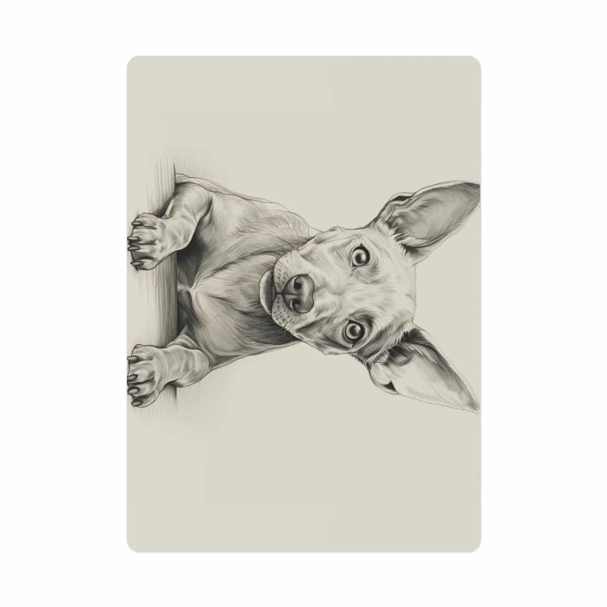 American Hairless Terrier Playing/Poker Cards