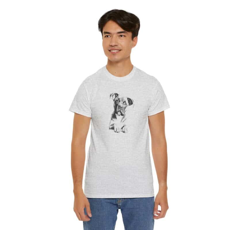 Boxer Soul Sketch Dog Owner T-Shirt