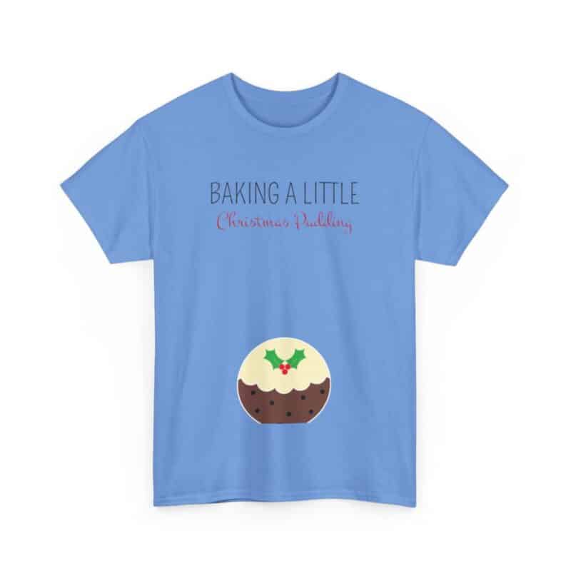 Baking a Little Christmas Pudding Pregnancy Announcement Shirt