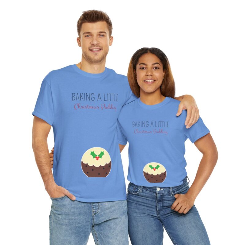 Baking a Little Christmas Pudding Pregnancy Announcement Shirt