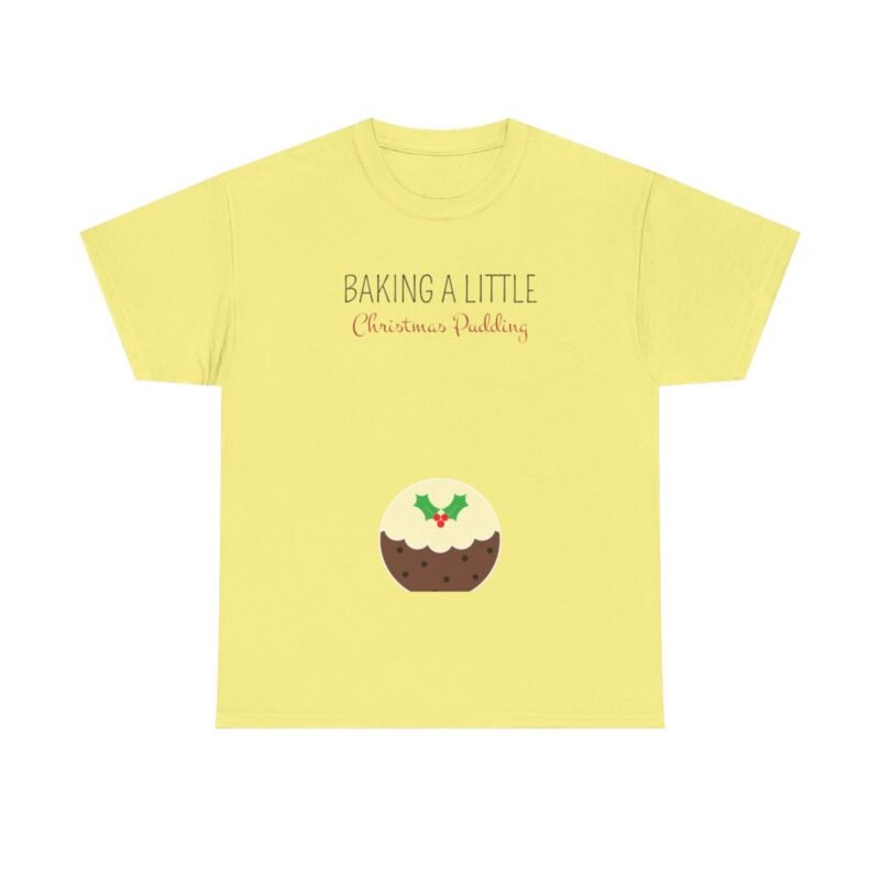 Baking a Little Christmas Pudding Pregnancy Announcement Shirt