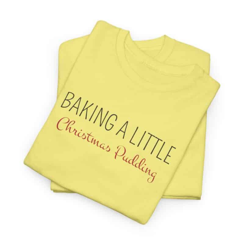 Baking a Little Christmas Pudding Pregnancy Announcement Shirt