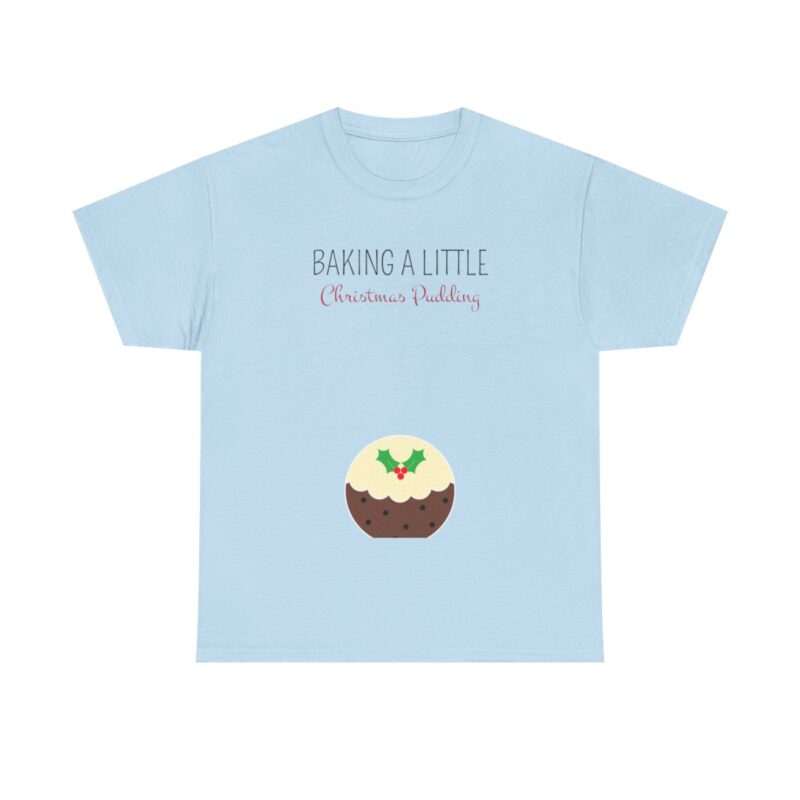 Baking a Little Christmas Pudding Pregnancy Announcement Shirt