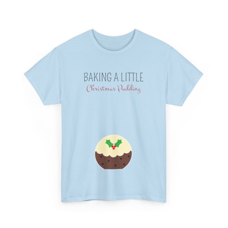 Baking a Little Christmas Pudding Pregnancy Announcement Shirt