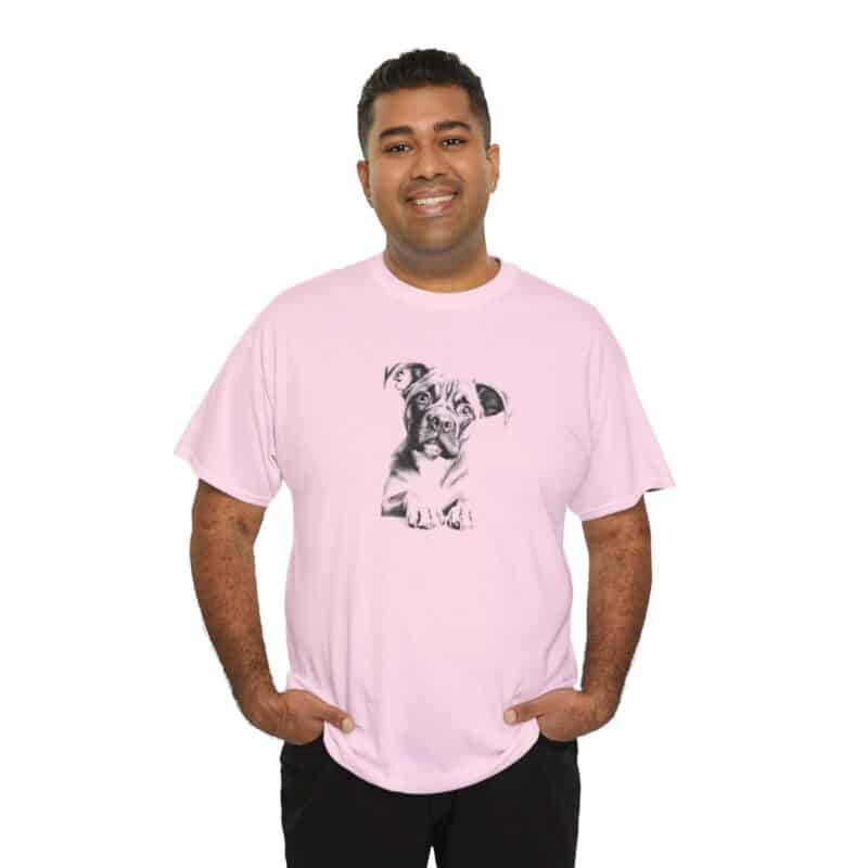 Boxer Soul Sketch Dog Owner T-Shirt