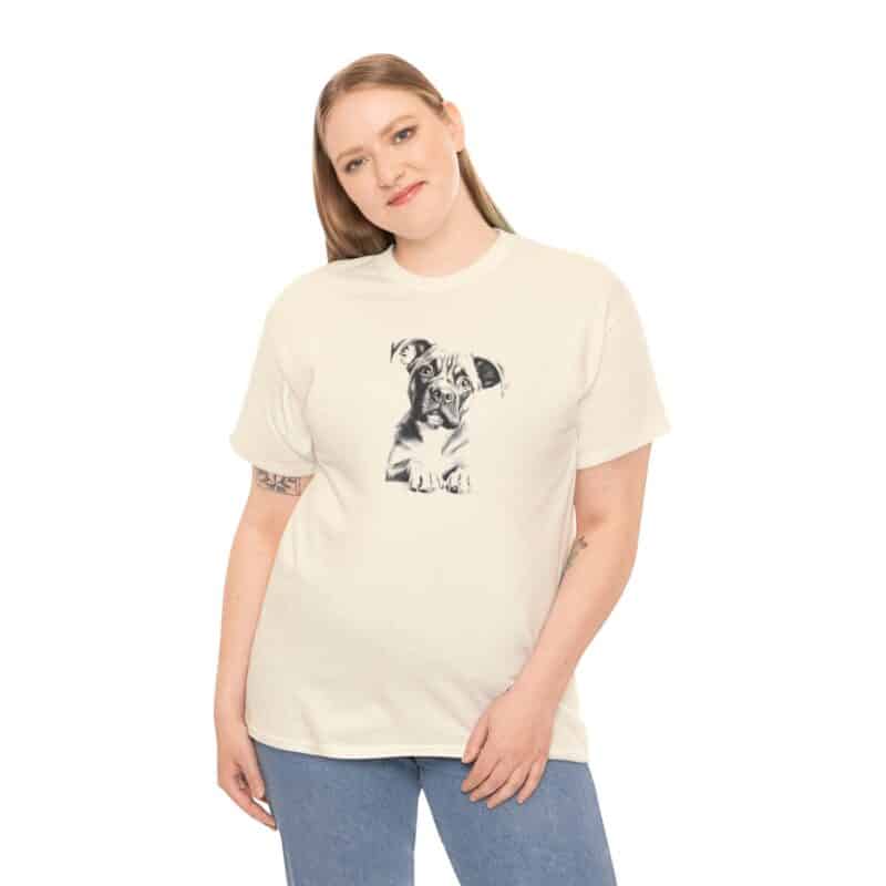 Boxer Soul Sketch Dog Owner T-Shirt