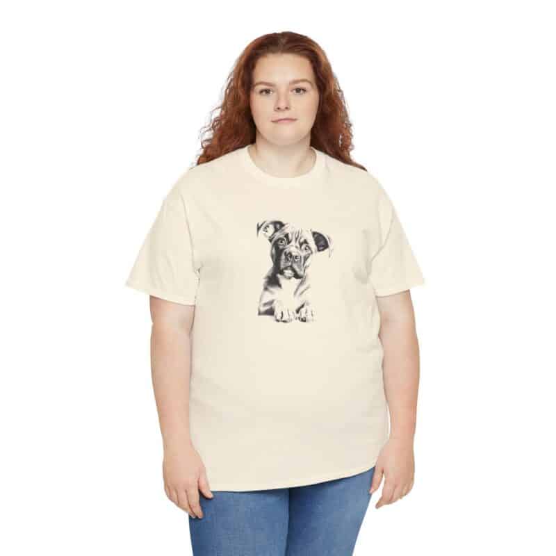 Boxer Soul Sketch Dog Owner T-Shirt