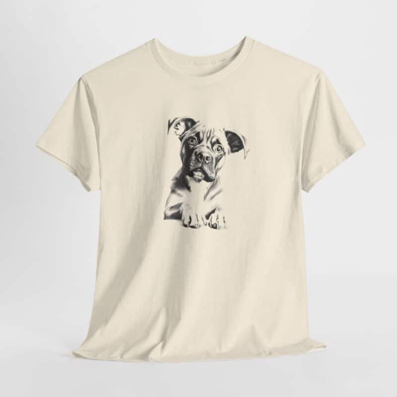 Boxer Soul Sketch Dog Owner T-Shirt