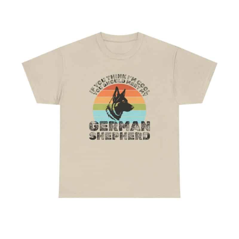 Cool Unisex German Shepherd Tshirt - Perfect for an Alsatian owner or as a gift.