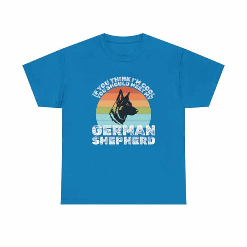 Cool Unisex German Shepherd Tshirt - Perfect for an Alsatian owner or as a gift.