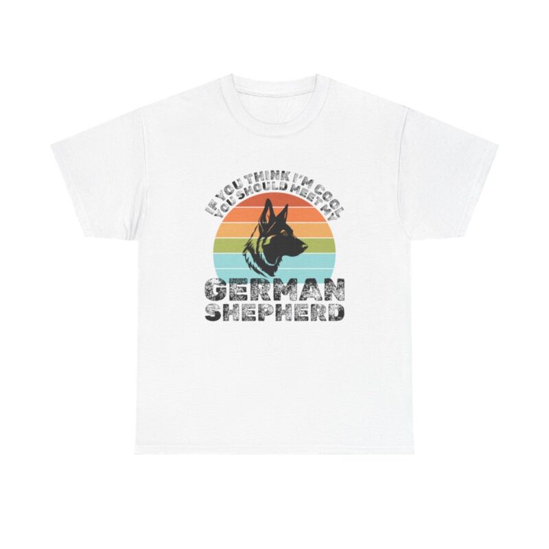 Cool Unisex German Shepherd Tshirt - Perfect for an Alsatian owner or as a gift.