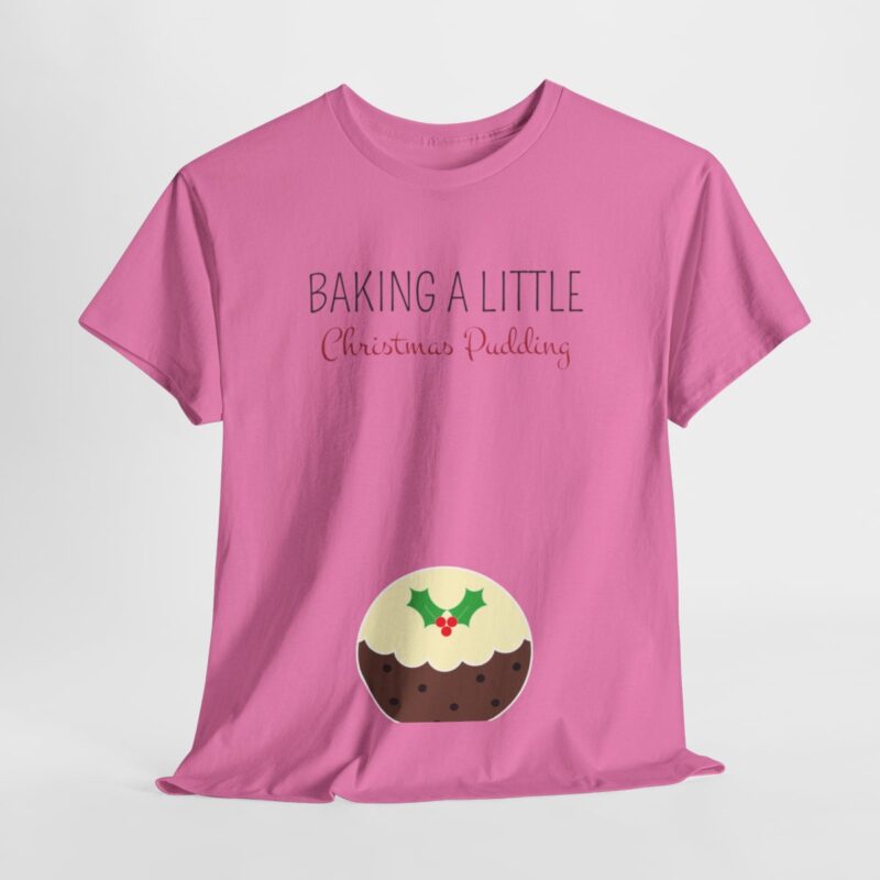 Baking a Little Christmas Pudding Pregnancy Announcement Shirt