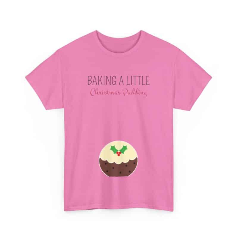 Baking a Little Christmas Pudding Pregnancy Announcement Shirt