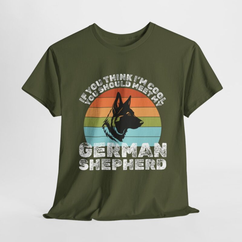 Cool Unisex German Shepherd Tshirt - Perfect for an Alsatian owner or as a gift.