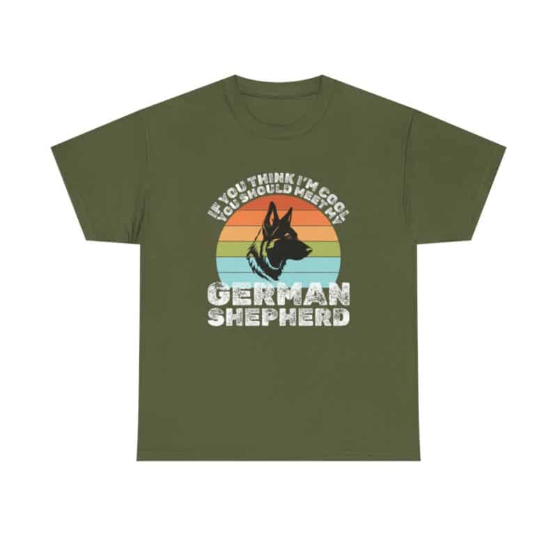 Cool Unisex German Shepherd Tshirt - Perfect for an Alsatian owner or as a gift.