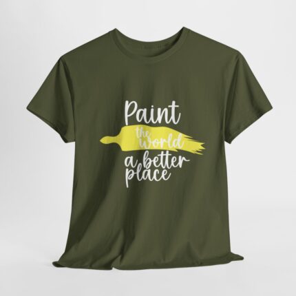 Inspirational Artist T-shirt - Paint the world a better place