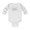 Funny Animal Lover Baby Long Sleeve Babygrow