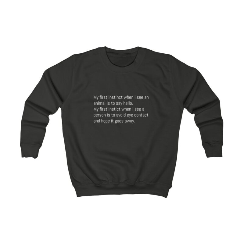 Funny Animal Lover Kids Sweatshirt