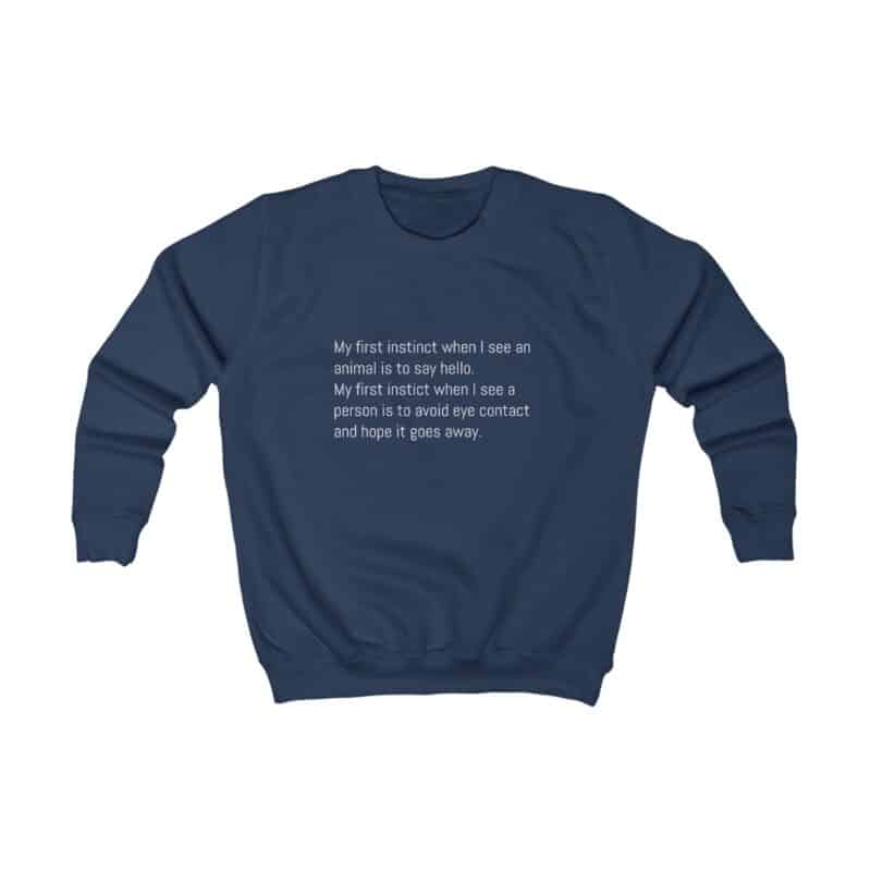 Funny Animal Lover Kids Sweatshirt