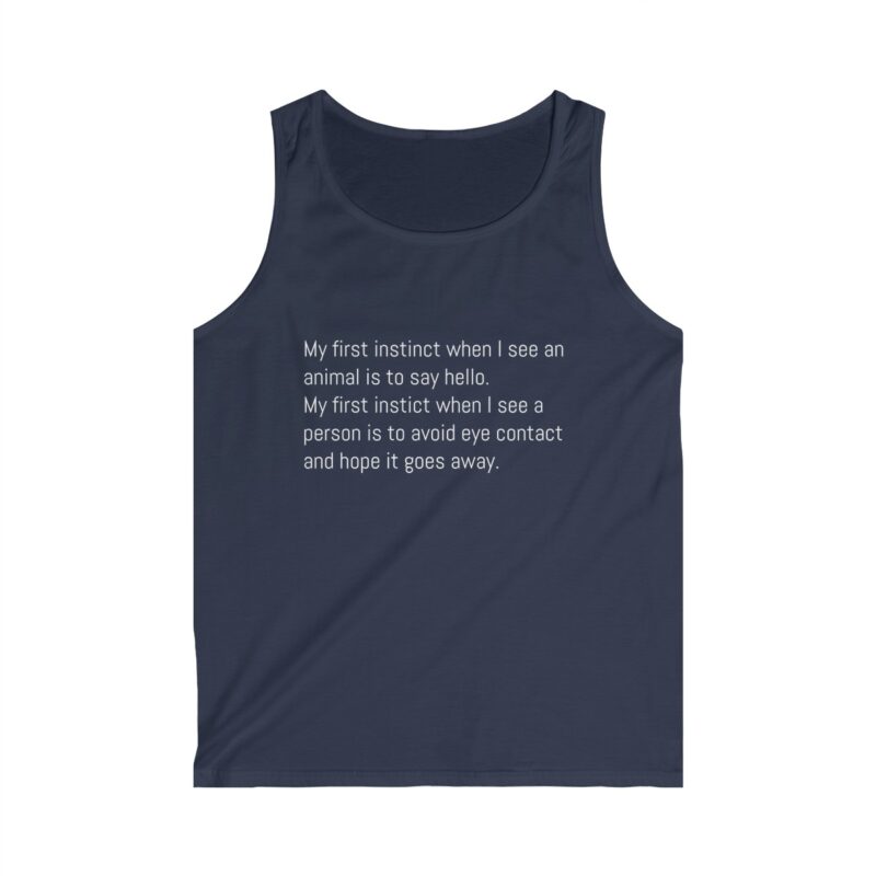 Funny Animal Lover Men's Softstyle Tank Top