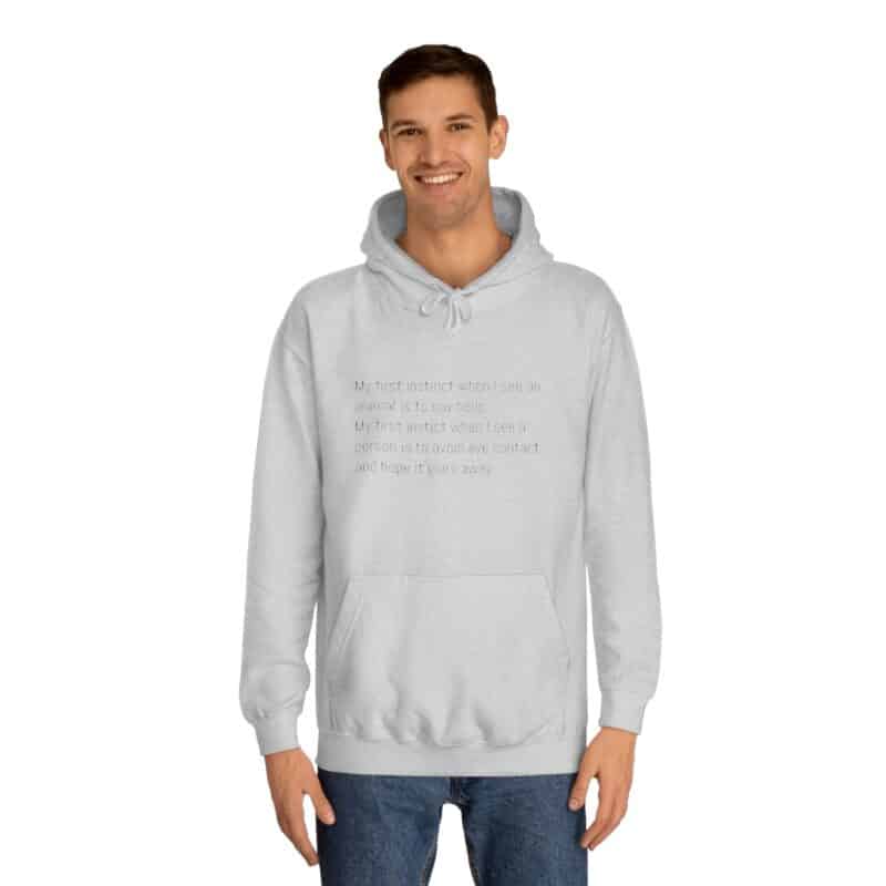 Funny Animal Lover Hoodie